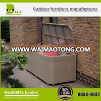 Outdoor PE rattan wicker furniture storage box DGBX-0003