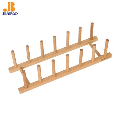 Customized processing of environmental simple creative kitchen wood dish rack