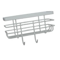 Hanging under Shelf Storage Basket Cabinet Storage Shelf Wire Basket  for Kitchen Bathroom soap rack