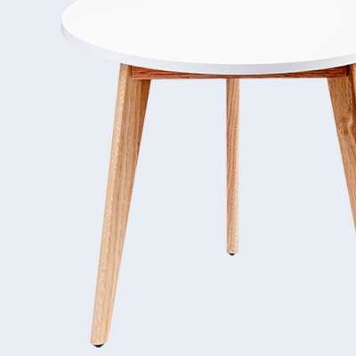 High Quality Modern White Restaurant or Living Room Wooden Tea Table