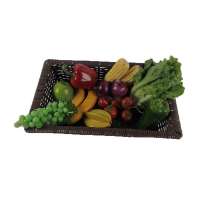 S&D Fruit and vegetable storage shelf fruit display basket for Supermarket