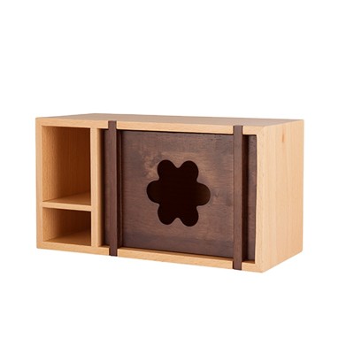 Multifunctional Pierced wood small  size tissue paper box, toilet paper tissue box, car tissue box napkin  container holder