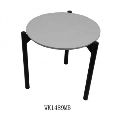 Outdoor european small formal round space saving dining table and chairs