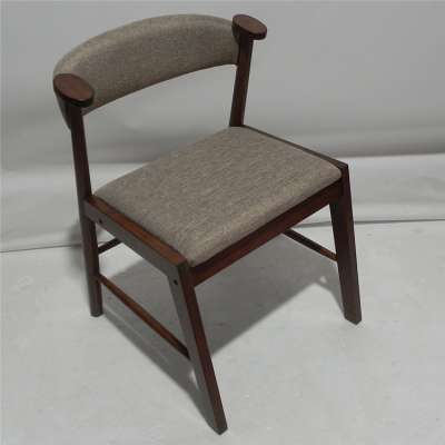 Brown sponge chair with back for coffee shop