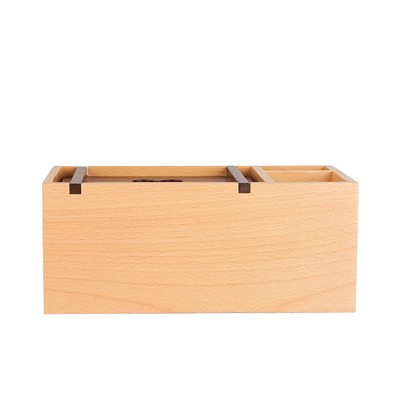 Luxury multifunctional wooden small facial tissue boxs table napkin container holder