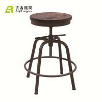 wholesale Antique industrial swivel lift stool