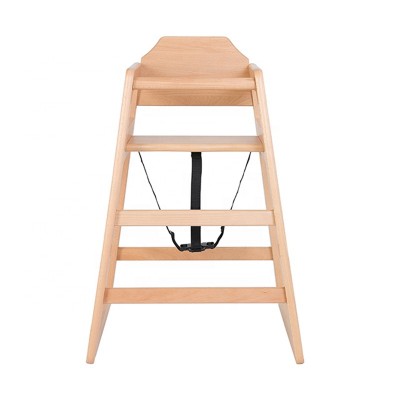 Restaurant Home High Quality Solid Wood Baby Feeding Dining High Chair