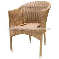 PE Rattan Patio Dining Chair