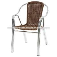 Cheap Outdoor Furniture Aluminum Chair Dining Chair Shiny Chair