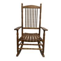 Wood Rocking Chair With Folding Table