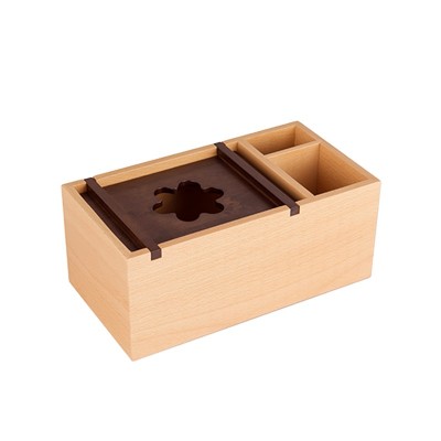 Simple Unbreakable Luxury Square wood Tissue Box Table Napkin Container car tissue box holder OEM Available