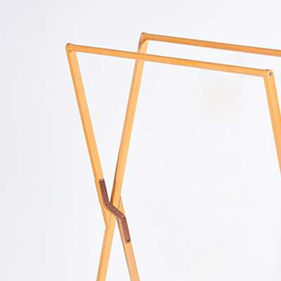 Eco-friendly double-track wooden hanger hanger